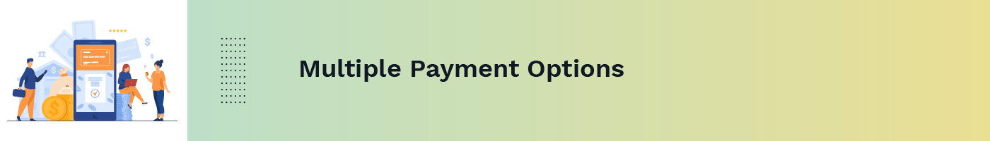 multiple payment options